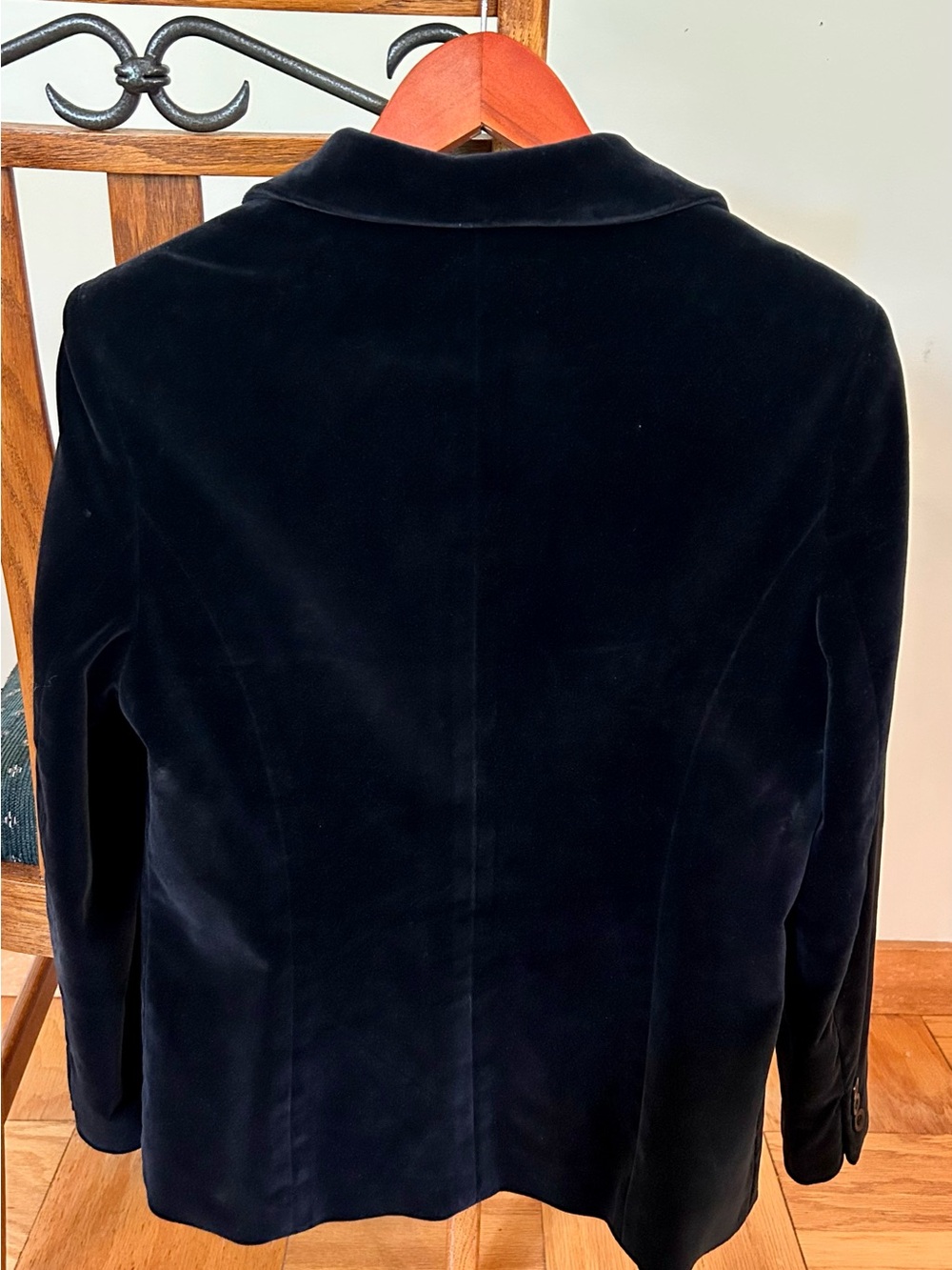 Lord & Taylor Black Velvet Women's Blazer - Picture 6 of 7